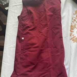 Figs Burgundy jogger set